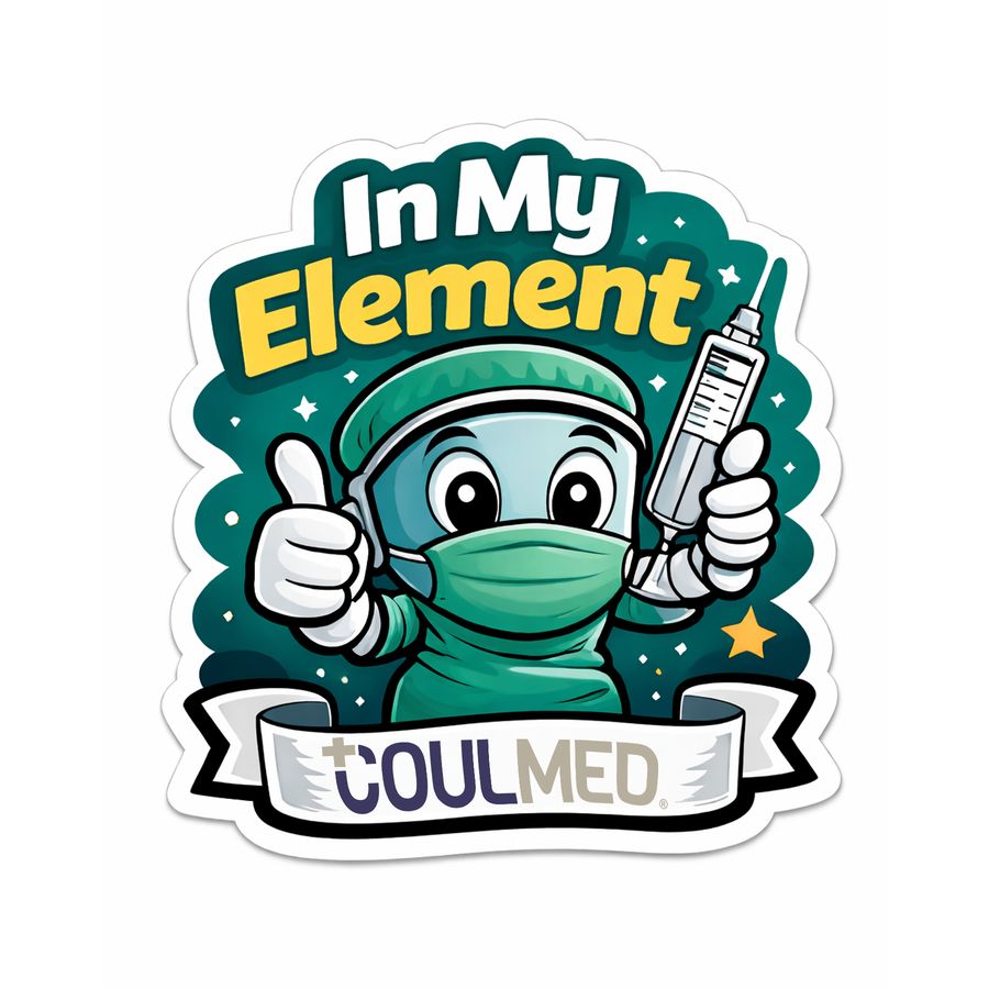 In My Element sticker with OR mascot