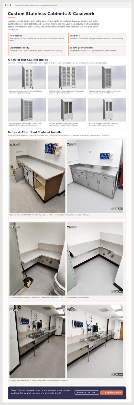 Cabinets and casework page preview